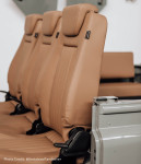 EXT010-3FS - Premium High Back Second Row Seating for Defender - By Exmoor Trim - Full Three Seat Set - Available In Multiple Trim Options Image 14 Thumbnail