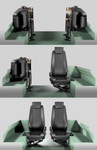 EXT053-LH - Premium Lock and Fold Load Space Seat for Land Rover Defender - Left Hand - by Exmoor Trim - Comes in Multiple Trim Options Image 13 Thumbnail