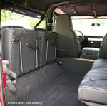 EXT050 - Inward Facing Tip Up Seats for Land Rover Defender - by Exmoor Trim - Available in Multiple Trim Options Image 3 Thumbnail