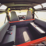 EXT002 - Two Man Bench Seat with Black Powder Coated Frame - Includes Brackets and Fixings - By Exmoor Trim - In Multiple Trim Options Image 2 Thumbnail