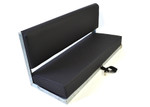 EXT003 - Two Man Bench Seat with Galvanised Frame - By Exmoor Trim - Includes Brackets and Fixings - In Multiple Trim Options Image 1 Thumbnail