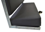 EXT003 - Two Man Bench Seat with Galvanised Frame - By Exmoor Trim - Includes Brackets and Fixings - In Multiple Trim Options Image 3 Thumbnail