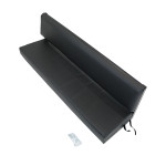 EXT006 - Three Man Bench Seat with Black Frame - By Exmoor Trim - Includes Brackets and Fixings - In Multiple Trim Options Image 11 Thumbnail