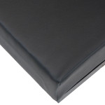 EXT006 - Three Man Bench Seat with Black Frame - By Exmoor Trim - Includes Brackets and Fixings - In Multiple Trim Options Image 9 Thumbnail