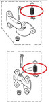 330955 - Rear Tailgate Door Hinge Spring - Land Rover Defender Image 2 Thumbnail