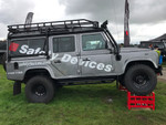 DA3807 - Safety Devices Tubular Side Step/Rock Slider - Land Rover Defender - 110 Station Wagon - 2007 - 2016 Image 6 Thumbnail