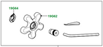 VPLLE0005 - Spare Wheel Lock - Gloss Black - Genuine Land Rover Image 3 Thumbnail