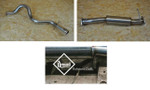 LRC2835 - Demand Exhaust System for Land Rover Defender 90 - For 2.2 Puma with Sport Centre Silencer and 3" Rear Pipe Image 1 Thumbnail