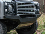 DA3801 - Stepped Non-Winch Front  Bumper - Defender 1983-2016 - by Safety Devices Image 1 Thumbnail