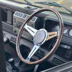 EXT900-15 - Moto Lita Mk3 Dished 15" Wood Rim This Slot Style Spoke STeering Wheel - Defender and Series models - by Exmoor Trim Image 3 Thumbnail