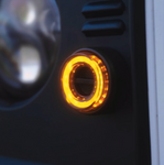 GL-103-GL2-BS1F - GL-2X LED Front Indicator and Side Light Set for Land Rover Defender 1990-2016 - Tinted Lens Version - by Glohh Image 5 Thumbnail