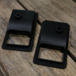 EXT014-184 - Billet Aluminium Interior Door Lever Surround - Black (Pair) - by Exmoor Trim Image 4 Thumbnail