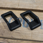 EXT014-180 - Billet Aluminium Interior Door Lock Pin Surrounds -Black (Pair) - by Exmoor Trim Image 1 Thumbnail