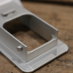 EXT014-181 - Billet Aluminium Interior Door Lock Pin Surrounds -Silver (Pair) - by Exmoor Trim Image 4 Thumbnail