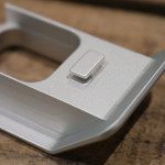 EXT014-181 - Billet Aluminium Interior Door Lock Pin Surrounds -Silver (Pair) - by Exmoor Trim Image 5 Thumbnail