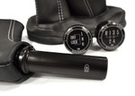 EXT014-19 - Lode Lane Solihull Black Alloy LT77 Premium Gaiter and Gear Shift Knob Set - Leather - White Stitch - by Exmoor Trim Image 8 Thumbnail