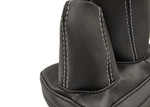 EXT014-19 - Lode Lane Solihull Black Alloy LT77 Premium Gaiter and Gear Shift Knob Set - Leather - White Stitch - by Exmoor Trim Image 3 Thumbnail