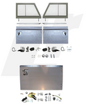 LRC10845 - Defender Front and Tailgate Half Door Conversion Kit - Pair of Front Doors to Fit Series 3 Doors to your Defender - Half Tailgate Door - All Fixings Included Image 1 Thumbnail