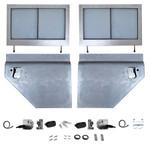LRC10846 - Front & Side Defender Door Conversion Kit - Set of 4 Doors to fit Series 3 Doors to your Defender - Includes Galvanised Door Bottoms Image 3 Thumbnail