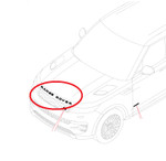 LRC10874 - Front RANGE ROVER Badge Set - Black - L461 Range Rover Sport 2023 onwards - Genuine Land Rover Image 2 Thumbnail