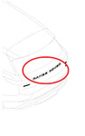 LRC10875 - Rear RANGE ROVER Badge Set - Black - L461 Range Rover Sport 2023 onwards - Genuine Land Rover Image 2 Thumbnail