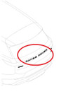 LRC10876 - Front & Rear RANGE ROVER Badge Set - Black - L461 Range Rover Sport 2023 onwards - Genuine Land Rover Image 3 Thumbnail