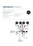 EXT00557 - OZZ Lights Cable kit 4x 4-pin DT Image 2 Thumbnail