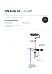 EXT00558 - OZZ Lights Cable Kit 1x 2-pin DT Image 2 Thumbnail