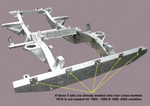 YRM510 - Galvanised Body to Chassis Brackets Kit - Land Rover Defender 90 - by YRM Image 1 Thumbnail