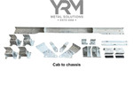 YRM511 - Galvanised Body to Chassis Brackets Kit - Land Rover Defender 110 2 Door Hi-Cap - by YRM Image 2 Thumbnail