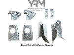 YRM511 - Galvanised Body to Chassis Brackets Kit - Land Rover Defender 110 2 Door Hi-Cap - by YRM Image 3 Thumbnail