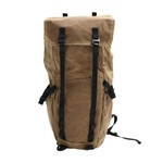 EXT551 - Waxed Canvas Ruck Sack with Black Straps - by Exmoor Trim - Various Colours Available Image 14 Thumbnail