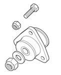 LRC10989 - Large Bush Kit on Front of Rear Radius Arm - Includes Fixings - Defender, Discovery and Range Rover Classic - COMES AS A PAIR Image 2 Thumbnail