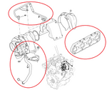 LRC11016 - Turbo Oil Feed and Return Hose Repair Kit - AJ200 2.0 Diesel Ingenium Engine - Land Rover Discovery Sport & Range Rover Evoque Image 2 Thumbnail