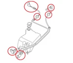 LRC11049 - Front & Rear Windscreen Twin Nozzle Washer Jet Kit - Land Rover Defender Image 2 Thumbnail