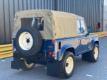 LUC-CAN90 - Sand Canvas Full Soft Top Hood - Sand Canvas - Available With or Without Side Windows - Land Rover Defender 90 Image 2 Thumbnail