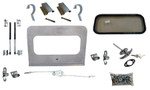 JWP7116 - Cat Flap Split Tailgate Rear Door kit Top Half for Series & Defender 1958-2016 (with Gas Strut) by SP 4x4 Image 1 Thumbnail