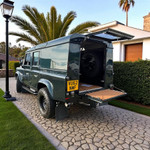 JWP7116 - Cat Flap Split Tailgate Rear Door kit Top Half for Series & Defender 1958-2016 (with Gas Strut) by SP 4x4 Image 2 Thumbnail