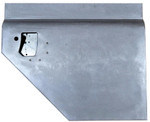 MTC3230ANTI - Right Hand Galvanised Door Bottom (Anti Burst) for Second Row of Land Rover Series 2, 2A & 3 - Galvanised Frame with Alloy Skin *DAMAGED - REDUCED TO CLEAR* Image 1 Thumbnail