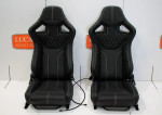 LRI1167 - Pair of RXI Low Base White Stitch Front Seats for LAND ROVER DEFENDER 90/110 Image 7 Thumbnail