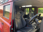 LRI1167 - Pair of RXI Low Base White Stitch Front Seats for LAND ROVER DEFENDER 90/110 Image 6 Thumbnail