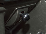 LRC11077 - Aluminium Trim Piece Set - Fuse Box Screws and Vent Knobs - Black Anodised - Land Rover Defender up to 2007 Image 2 Thumbnail
