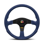 VMCO2SBL351PR - MOMO Corse 2.0 Steering Wheel - Blue Suede - The Original Corse Steering Wheel From The 1990's Has Been Re-Styled And Re-Launched For 2026 Image 1 Thumbnail