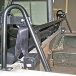 EXT500-1 - Soft Top Front Seat Belt Bar - Series 2, 2A & 3 & Defender - By Exmoor Trim *DAMAGED - REDUCED TO CLEAR* Image 1 Thumbnail