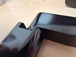 MTC5083 - Gloss Black Aluminium Mirror Arms for Land Rover Defender - Comes as a Pair - Fits Either Side from 1984-2016 Image 2 Thumbnail