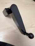 MTC5083 - Gloss Black Aluminium Mirror Arms for Land Rover Defender - Comes as a Pair - Fits Either Side from 1984-2016 Image 4 Thumbnail