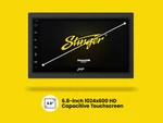 LRC11222 - Double DIN Dash and Stinger Head Unit Kit - Land Rover Defender 2007-2016 - Matt Black and Gloss Black options available Image 5 Thumbnail
