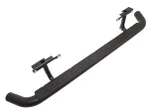 LR008375B - Defender Black SVX Tubular Side Steps With Rubber And Aluminium Top For 110 CSW (Fire And Ice Style In Black) *DAMAGED - REDUCED TO CLEAR* Image 1 Thumbnail