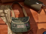 DA5877 - Red Canoe Shoulder Bag - Khaki Image 5 Thumbnail