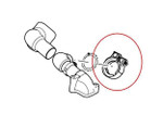 LR023143 - Clamp for Hose from EGR to Exhaust Manifold on 4.4 TDV8 - Range Rover L322, L405 and Range Rover Sport L494 Image 2 Thumbnail